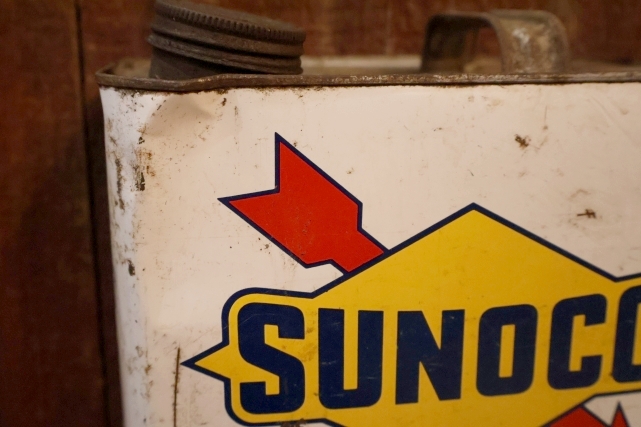画像2: dp-260902-05 SUNOCO 1960's-1970's Diamond MOTOR OIL TEN QUARTS CAN