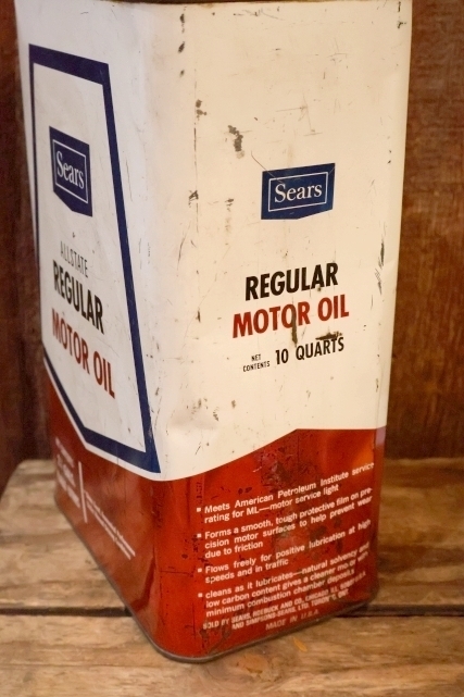 画像5: dp-260902-19 Sears ALLSTATE REGULAR MOTOR OIL 2 1/2 U.S. GALLONS CAN