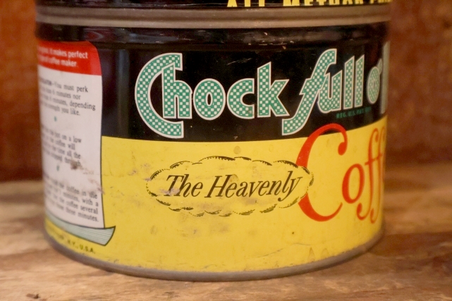 画像2: dp-261014-09 Chock full o' Nuts Coffee 1950's〜 TIN CAN