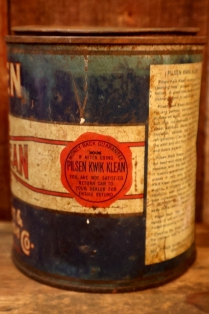 画像3: dp-261014-02 THE PILSEN PAINT & VARNISH CO. 1930's-1940's KWIK KLEAN CLEANER CAN