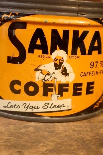 画像2: dp-261014-08 SANKA COFFEE 1950's TIN CAN