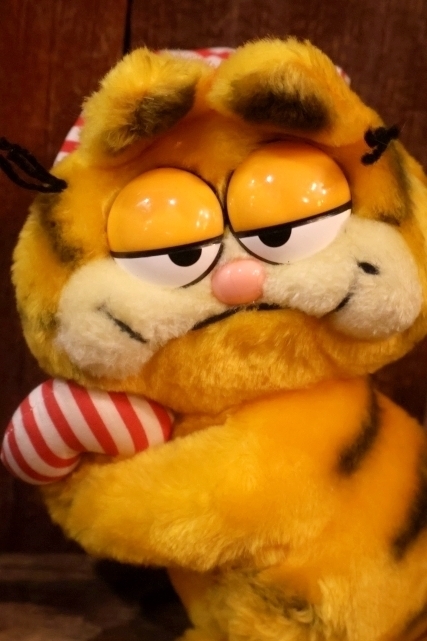 画像2: ct-261014-25 Garfield / DAKIN 1980's Plush Doll "Candy Cane"