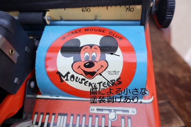 画像3: ct-261014-49 Mickey Mouse Club / T.COHN INC. 1950's MOUSKETEER TYPEWRITER 
